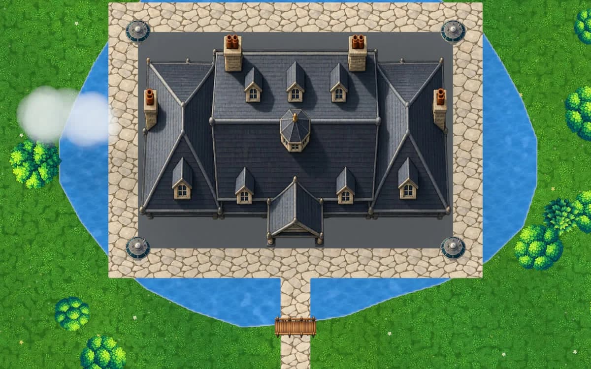 The castle before the playtest