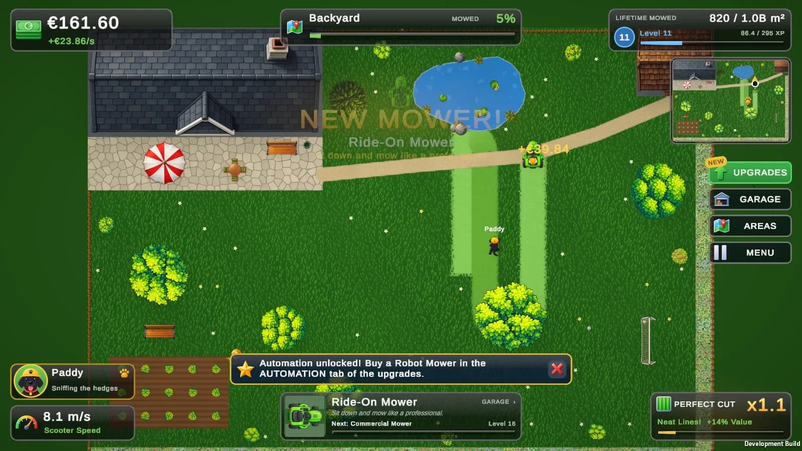 Lawn Mower Empire development artwork