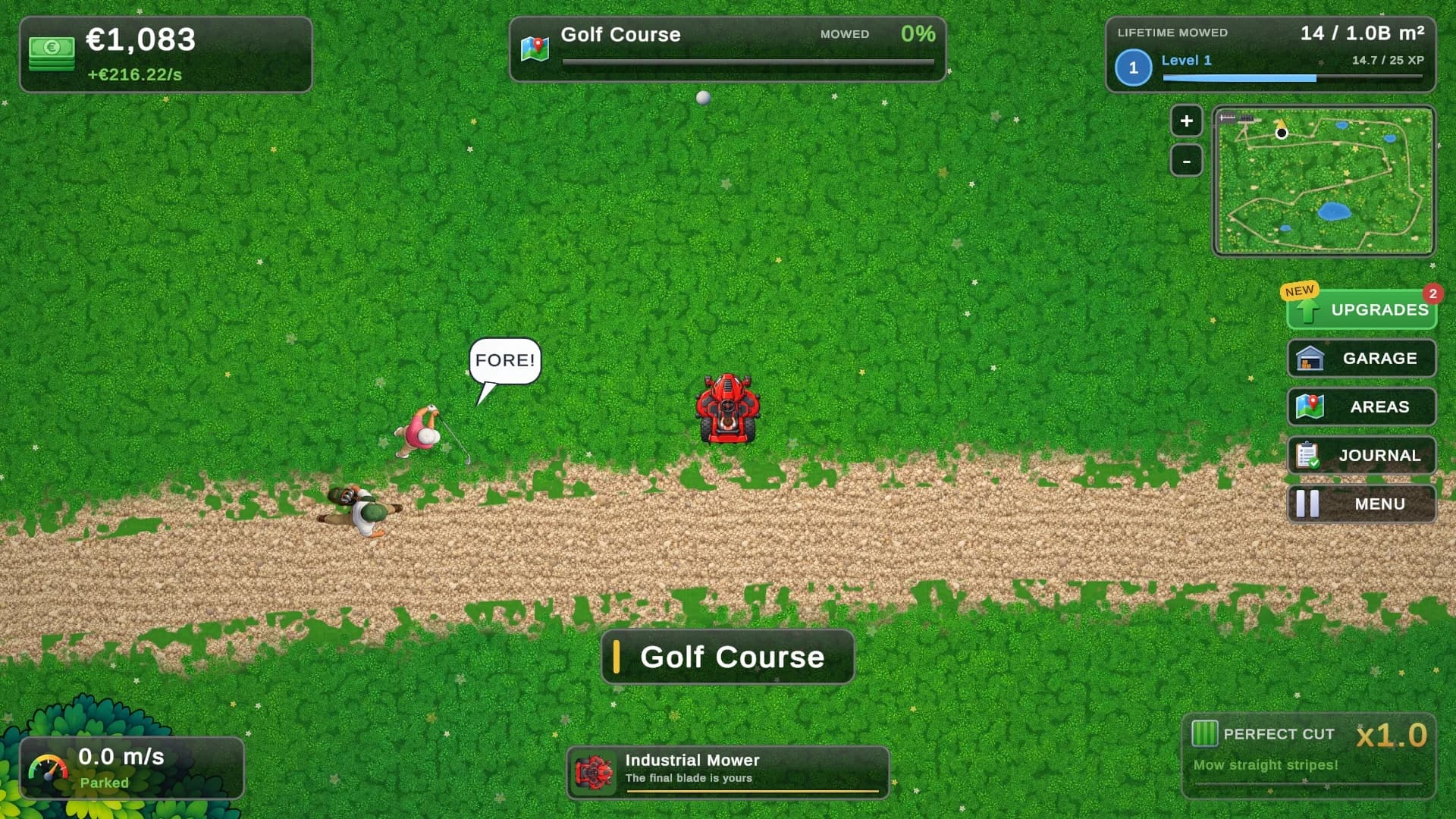 Fore! The Golf Course gimmick