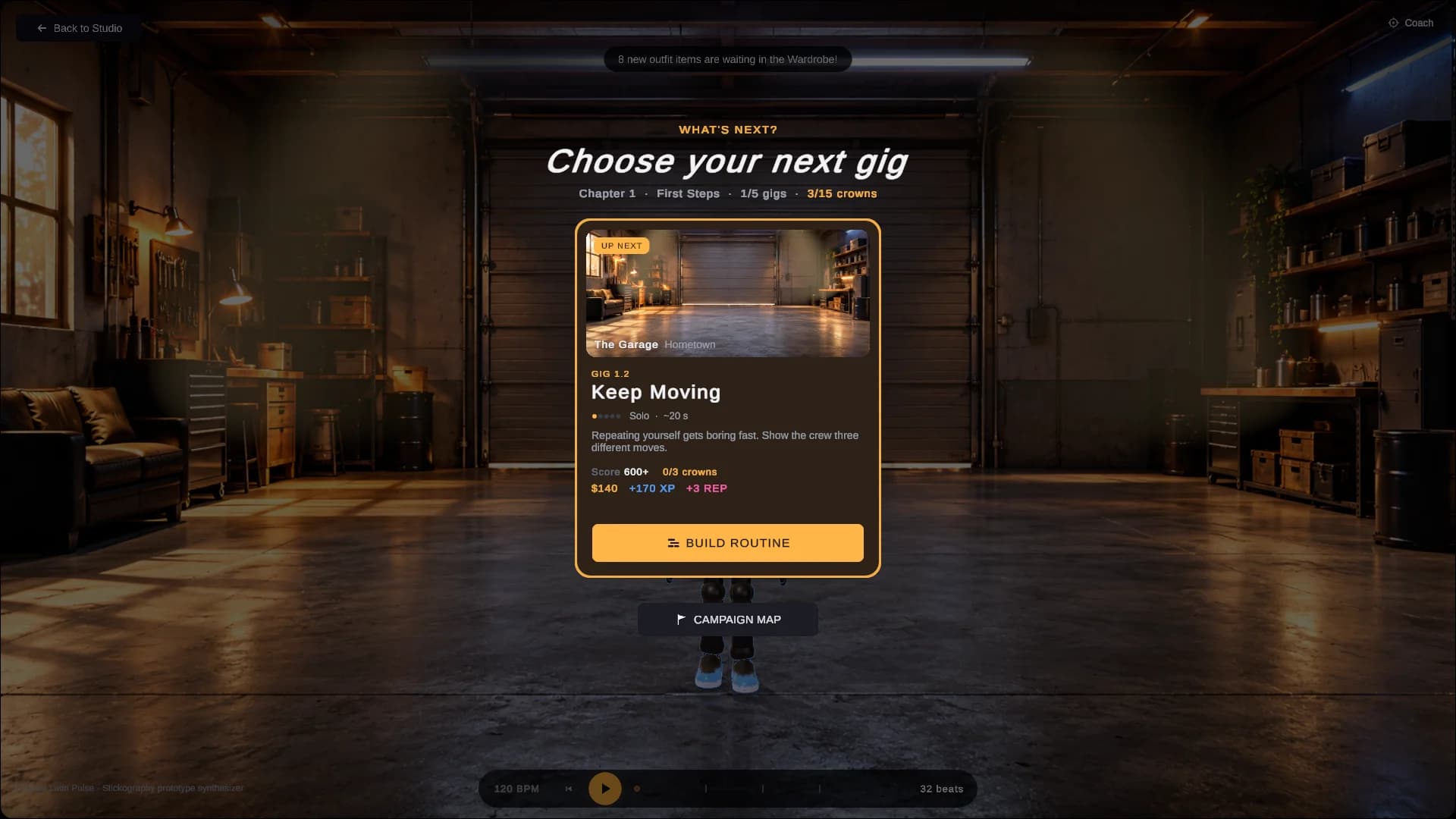 Choosing the next gig