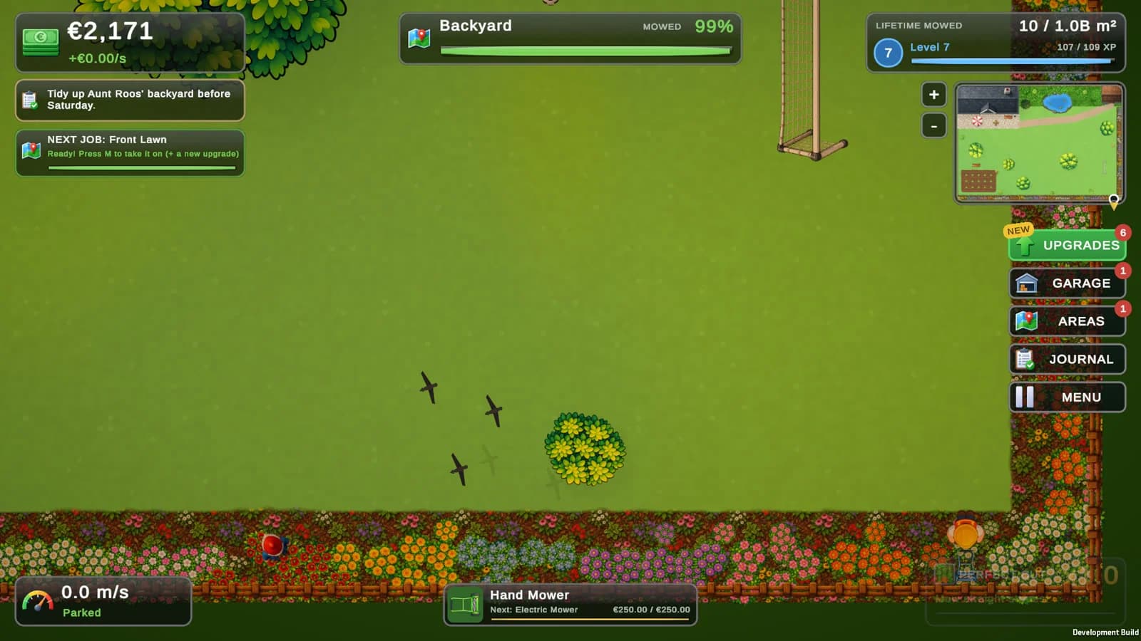 Lawn Mower Empire development artwork