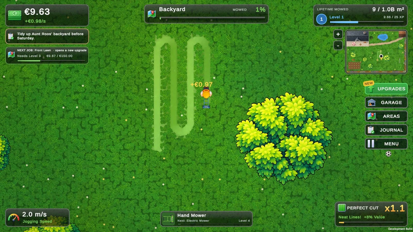 Lawn Mower Empire development artwork