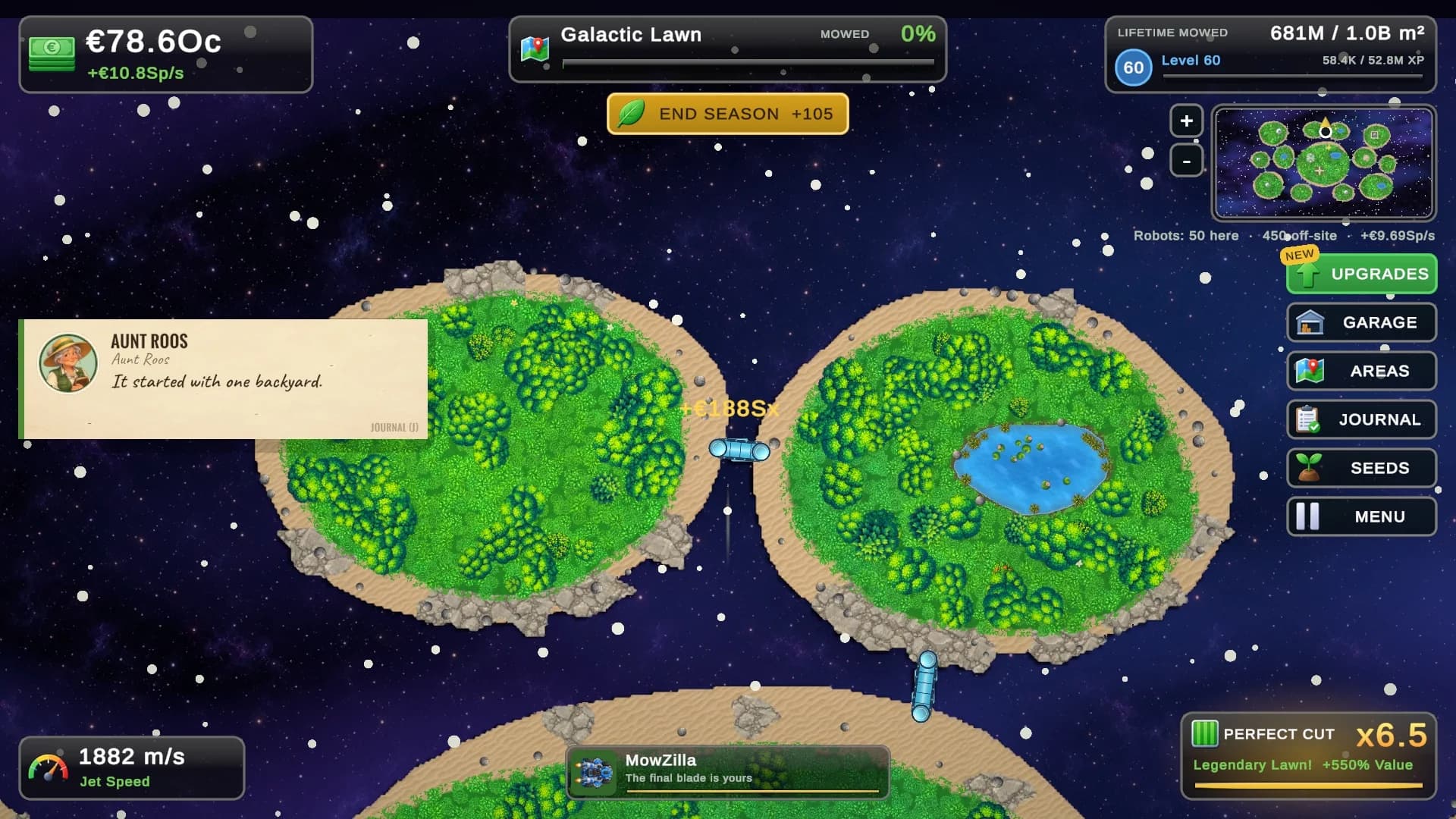 The Galactic Lawn
