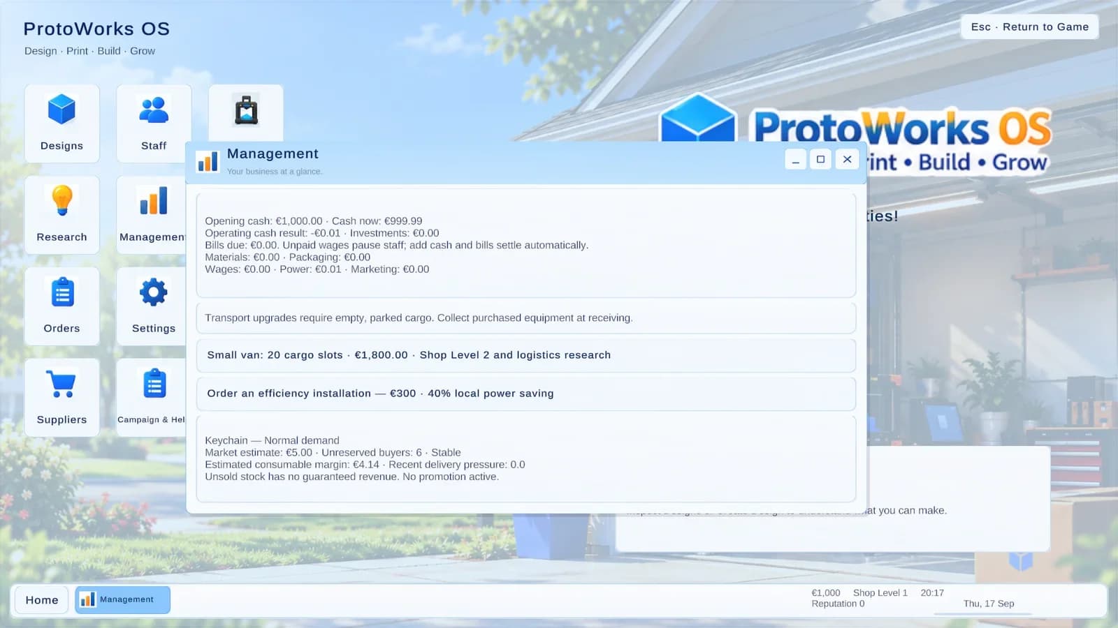 ProtoWorks development artwork