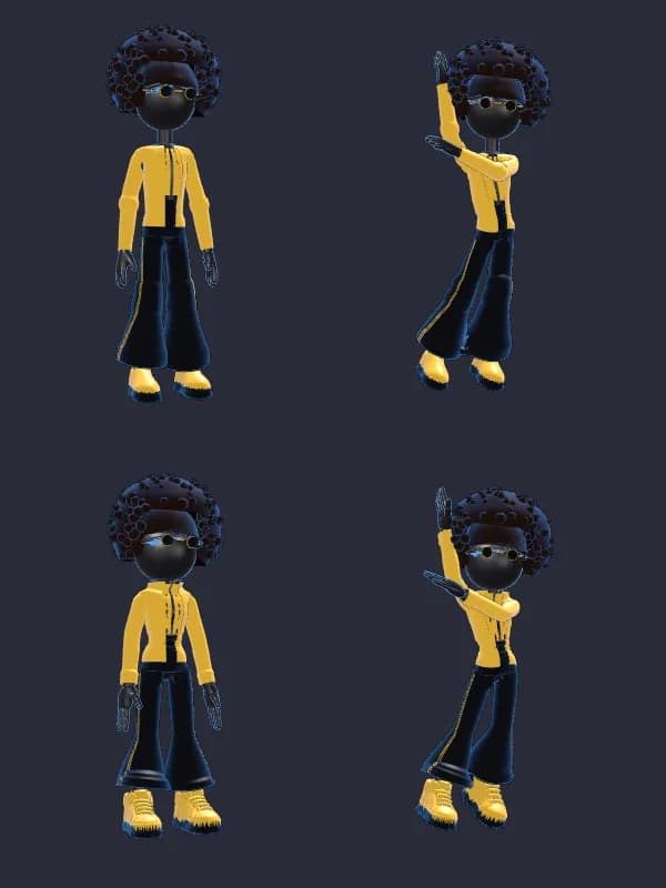The new round, curly afro