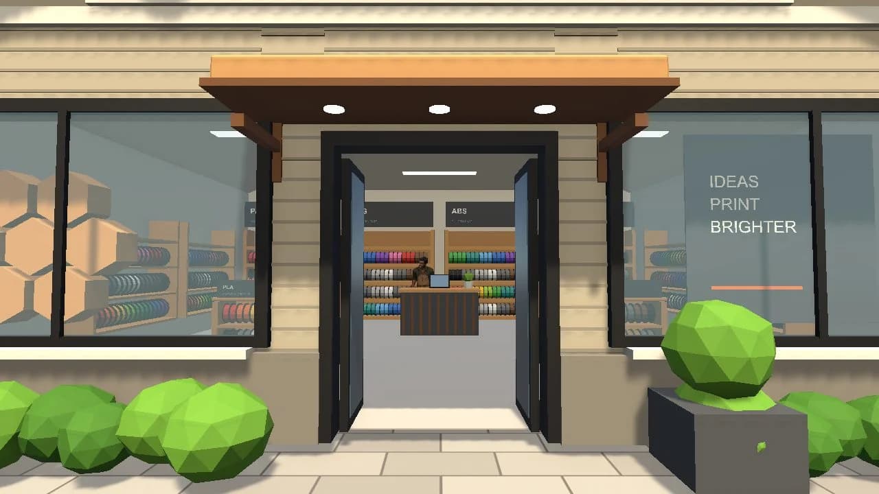 The Filament Shop entrance
