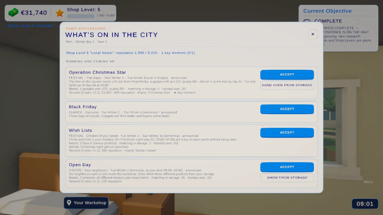 What's on in the city