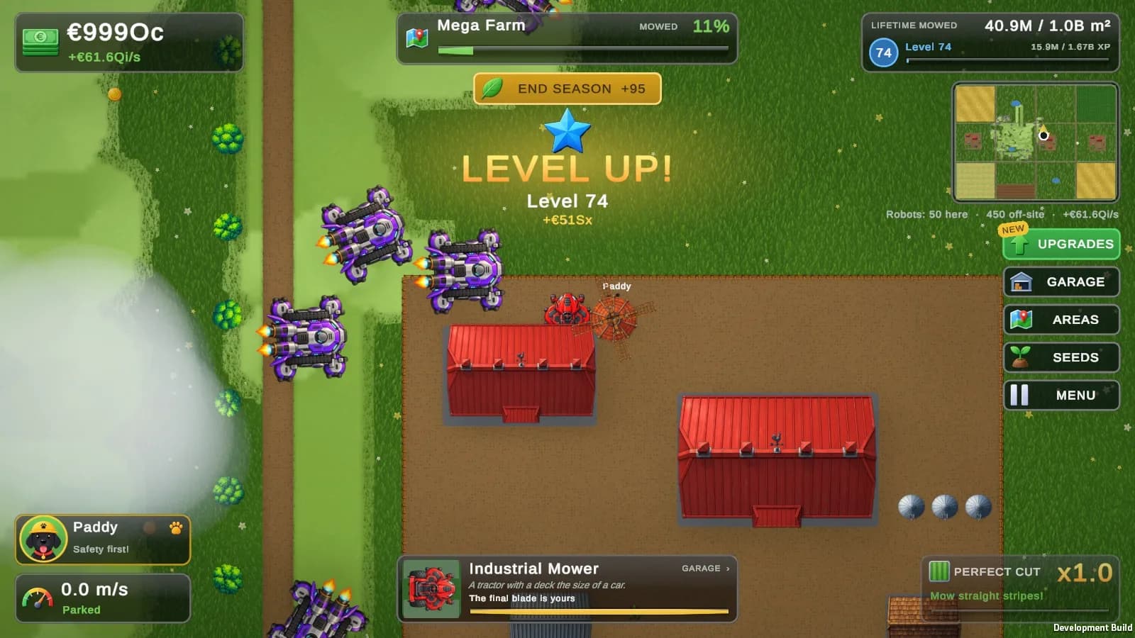 Lawn Mower Empire development artwork