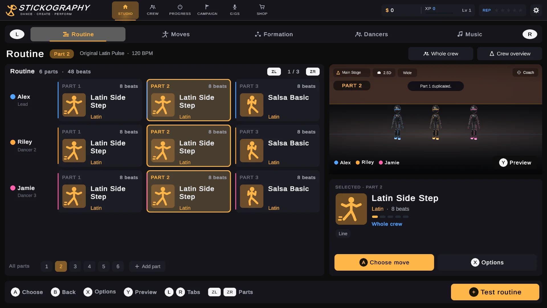 Crew overview