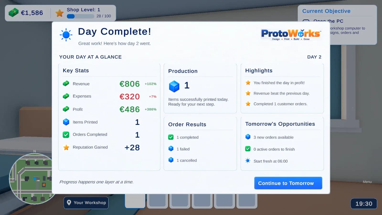 ProtoWorks development artwork